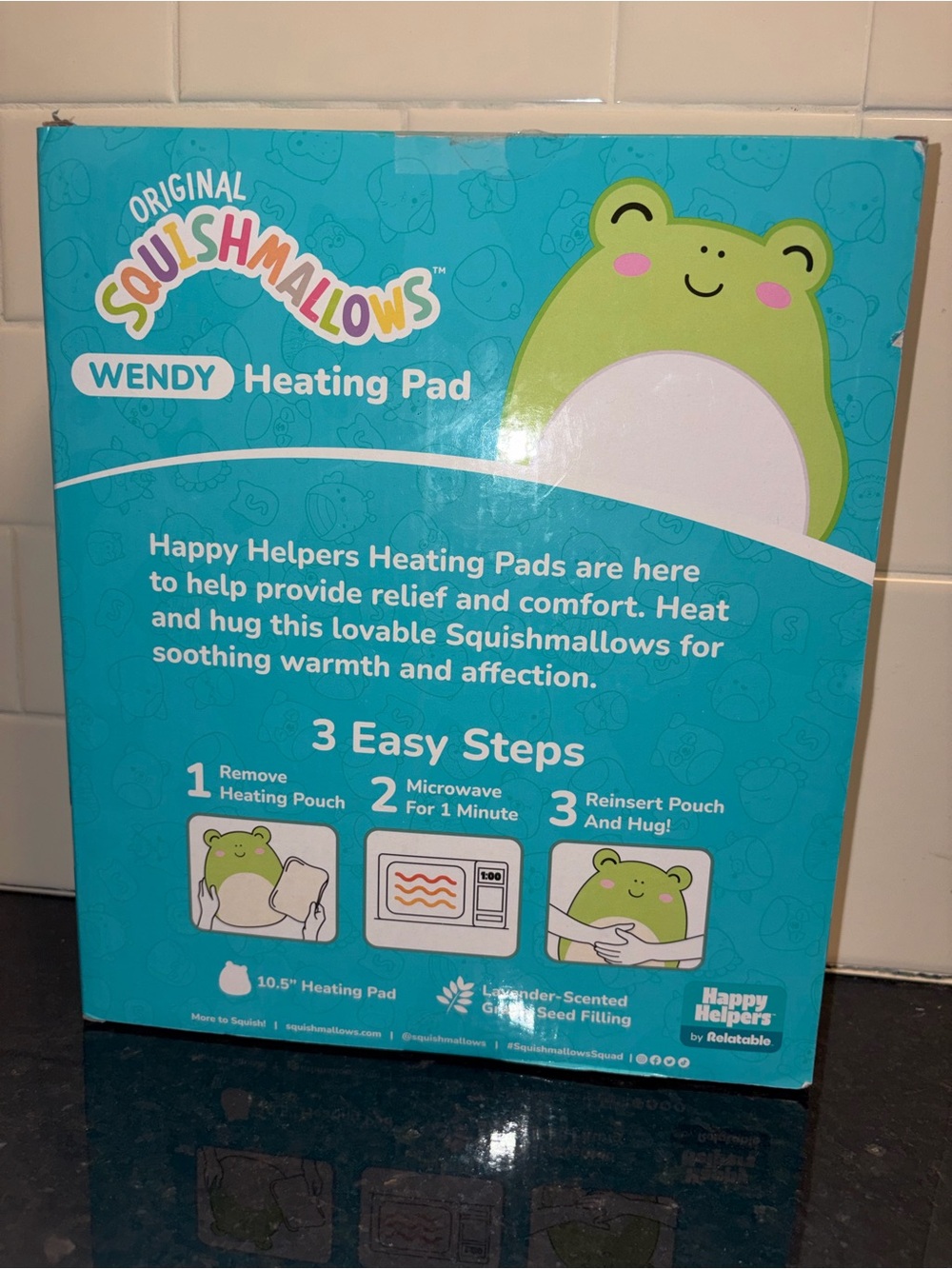 Squishmallow - “Wendy” Lavender Scented Microwaveable Heating Pad - NEW - Picture 4 of 16